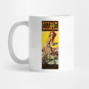 Attack of the 50 Foot Woman (1958) Wall Art Retro Movie Mug